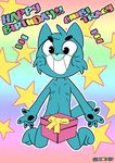  8horns anthro cartoon_network cat feline gift gumball_watterson male mammal solo the_amazing_world_of_gumball 