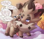  all_fours cum cum_on_face doggystyle feral feral_on_feral fluffy from_behind_position male male/male neck_tuft nintendo pok&eacute;mon pok&eacute;mon_(species) rockruff sex slimefur tuft video_games zorua 