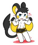  &lt;3 anthro anthrofied armpits barefoot boxer_briefs bulge clothed clothing cub cute_fangs emolga flaccid frown grin looking_at_viewer male mammal navel nintendo oob open_mouth patagium penis penis_outline pok&eacute;mon rodent seductive slim solo thumbs_up topless underwear video_games young 