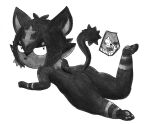  (artwork) absurd_res anthro bangs black_body black_fur brian_(efradraws) butt cat_tail efradraws eyebrows felid feline felis female fur generation_7_pokemon graphite_(artwork) hi_res linda_(efradraws) litten mammal monochrome multicolored_body multicolored_fur nintendo nude pokemon pokemon_(species) pupils red_body red_fur sketch slit_pupils solo tail tail_tuft thick_eyebrows traditional_media_(artwork) tuft two_tone_body two_tone_fur 