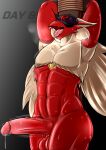  2023 abs anthro arm_markings athletic athletic_anthro athletic_male avian balls beak belly big_balls big_penis biped bird bite_mark bite_mark_on_butt black_cap black_clothing black_hat black_headgear black_headwear blaziken bodily_fluids breath butt cap_only chest_fur chest_tuft clothing covered_eyes dark_arms day_count digital_drawing_(artwork) digital_media_(artwork) dripping english_text foreskin fur generation_3_pokemon genital_fluids genitals glans gloves_(marking) gradient_background hair hand_behind_head hand_behind_own_head hands_behind_head hat hat_only headgear headgear_only headwear headwear_only hi_res huge_penis humanoid_genitalia humanoid_penis leaking_precum long_hair male markings marks_on_body mostly_nude mostly_nude_anthro mostly_nude_male multicolored_clothing multicolored_headwear navel nintendo nobody_shapes number open_mouth oral penis pink_tongue pokemon pokemon_(species) pole precum precum_drip precum_string red_arms red_balls red_beak red_belly red_butt red_cap red_clothing red_face red_genitals red_hat red_headgear red_headwear red_penis red_tail restrained retracted_foreskin sex short_tail simple_background solo standing sweat sweaty_abs sweaty_arms sweaty_balls sweaty_belly sweaty_face sweaty_genitalia sweaty_legs sweaty_neck sweaty_penis tail tan_body tan_fur tan_hair tan_tuft team_rocket text text_on_clothing text_on_headgear text_on_headwear tongue tuft two_tone_arms two_tone_clothing two_tone_hat two_tone_headgear two_tone_headwear 
