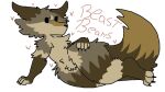  anthro brown_body brown_fur canid canine canis claws colored digital_drawing_(artwork) digital_media_(artwork) fluffy fluffy_tail fur fur_markings male mammal markings nude practice simple_background snout sosu-the-blue-wolf tail thick_thighs wolf yellow_body yellow_fur 