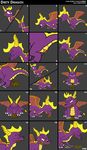  anus claws cum digital_media_(artwork) dragon erection feces feral horn male open_mouth pooping scalie scat simple_background solo spyro spyro_the_dragon torin_darkflight_(artist) video_games 