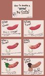  balls castbound comic edit egg english_text erection food how-to male mushroom penis pubes sausage text vein veiny_penis 