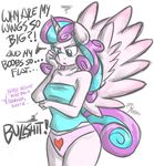  aged_up anthro breasts dialogue equine female flurry_heart_(mlp) flutterthrash friendship_is_magic horn mammal my_little_pony solo vulgar winged_unicorn wings 