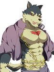  canine garmr male mammal simple_background solo tokyo_afterschool_summoners wolf 