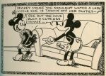 1930s 20th_century ancient_art anthro black_body black_border black_fur border bottomwear butt clothed clothing comic disney erection female footwear fur furniture genitals gesture high_heels imminent_sex looking_back male male/female mammal mickey_mouse minnie_mouse monochrome mouse murid murine panties penis pointing poking_out rodent shirtless shorts sofa tail text tijuana_bible topless underwear undressing unknown_artist vintage