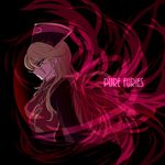  blonde_hair breasts chinese_clothes commentary_request dress energy fox_tail highres junko_(touhou) long_hair long_sleeves medium_breasts miata_(miata8674) multiple_tails red_eyes simple_background solo tabard tail touhou upper_body 