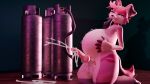 3d_(artwork) air_inflation air_tank animal_genitalia animal_penis anthro balls belly belly_expansion belly_inflation big_balls big_belly big_penis blender_(artwork) bodily_fluids canid canine canine_genitalia canine_penis canis close_to_bursting cum digital_media_(artwork) domestic_dog erection expansion fluffy_balls fur genital_fluids genitals glowing glowing_eyes hands_on_belly hi_res holding_belly hose_in_mouth hose_inflation inflation inflation_fetish kneeling knot looking_pleasured male mammal nameless_character nude penis pink_body pink_fur regulus_(species) simple_background smile solo spiral_eyes tail tight_belly vaqueroserg