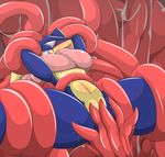  amphibian anthro blue_skin blush bound female forced frog greninja hands_behind_back long_tongue navel nintendo nude open_mouth pok&eacute;mon rape red_eyes restrained sex simple_background sweat tentacles tongue tongue_out type video_games 