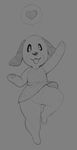  &lt;3 :3 animal_crossing anthro canine clothing dog dress female goldie_(animal_crossing) greyscale mammal mangneto monochrome nintendo open_mouth pawpads smile solo speech_bubble upskirt video_games 