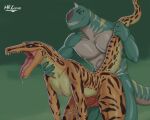 anal anthro dinosaur duo hi_res jurassic_park jurassic_world major male male/male mr.carno prehistoric_species reptile scalie universal_studios
