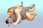  cat feline female lying lynx male male/female mammal meesh missionary_position nicnak044 nicole nicole_(nicnak044) on_back sex 