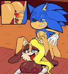  big_breasts big_penis breasts cum cum_in_pussy cum_inside dreamcastzx1 escopeto female hedgehog lagomorph male mammal penis rabbit sonic_(series) sonic_the_hedgehog 