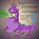 1:1 2024 abdominal_bulge arm_resting burping chameleon colored dialogue disney english_text evil_grin fatal_vore feral feral_pred grabbing_belly grin gurgle_(sound_effect) hi_res lizard looking_at_belly looking_at_bulge male male/male mean monster monsters_inc oral_vore pixar ptarodex randall_boggs reptile rumbling_stomach satisfied_look scalie simple_background smile soft_vore solo standing tail taunting text tongue tongue_out toony unwilling_prey vore