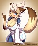  anthro blush breasts cleavage clothed clothing female fluffy fur invalid_tag tailzkim 
