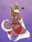  &lt;3 butt by_kanou canine clothing dog female husky invalid_color invalid_tag kano kanoart lingerie mammal panties slightly_chubby underwear 
