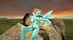  3d_(artwork) anthro big_breasts blue_skin breasts digital_media_(artwork) equine friendship_is_magic horse mammal my_little_pony nude pony rainbow_dash_(mlp) the_nemesissfm thenemesissfm wings 