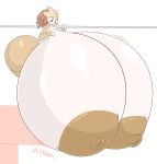 anthro big_breasts big_butt big_nipples blush breasts butt female generation_1_pokemon hi_res huge_breasts huge_butt huge_nipples hyper hyper_breasts hyper_nipples looking_down nintendo nipples non-mammal_nipples onomatopoeia pokemon pokemon_(species) sandpancake sandslash solo sound_effects text zaclyn