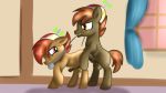  anal ball_gag bdsm button_mash_(mlp) collar crying duo friendship_is_magic gag hat jbond leash looking_back male male/male my_little_pony pet_tag selfcest sex square_crossover tears young 