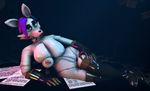  2017 3d_(artwork) animatronic anthro bedroom_eyes big_breasts big_butt breasts butt canine clothed clothing digital_media_(artwork) female five_nights_at_freddy&#039;s five_nights_at_freddy&#039;s_2 fox gentle_puppet hair half-closed_eyes hi_res looking_at_viewer lying machine mammal mangle_(fnaf) purple_hair pyro_(team_fortress_2) robot seductive simple_background smile solo source_filmmaker team_fortress_2 thick_thighs toy_foxy_(fnaf) valve video_games wide_hips widehips 