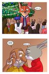  2017 akiric anthro canine christmas clothed clothing comic dialogue disney english_text female fox group holidays judy_hopps lagomorph male mammal nick_wilde rabbit stu_hopps text zootopia 