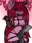  2019 anthro bdsm breasts butt clothing dildo domination eyeshadow fangs female female_domination friendship_is_magic gloves grin hair harness huge_dildo legwear looking_at_viewer lube maggotorium makeup my_little_pony nipple_piercing nipples piercing pinkamena_(mlp) pinkie_pie_(mlp) riding_crop rubber sex_toy slightly_chubby smile solo strapon thick_thighs thigh_highs whip 