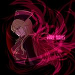  blonde_hair breasts chinese_clothes dress energy highres junko_(touhou) long_hair long_sleeves medium_breasts miata_(miata8674) profile red_eyes solo tabard tail touhou upper_body 