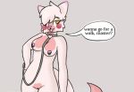  animatronic blush breasts canid canine clitoris collar domination english_text erect_nipples female five_nights_at_freddy&#039;s five_nights_at_freddy&#039;s_2 flipaclip fluffy fox invalid_tag kink leash lemonsmutt machine mammal mangle_(fnaf) master nipple_piercing nipples pet piercing pussy robot scar shaded skinny slim submissive submissive_female text tongue video_games 