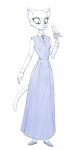 2023 4chan_anon :&lt; ambiguous_gender anthro avian beak big_eyes bird bird_on_hand blue_clothing blue_dress blue_footwear blue_shoes breasts closed_frown clothed clothing digital_media_(artwork) domestic_cat dress duo eloisa eye_bags feathers felid feline felis female feral fingers footwear full-length_portrait fully_clothed fur humanoid_hands jewelry mammal medium_breasts mouth_closed oekaki pendant pink_nose portrait pupils shaded shoes simple_background slim slit_pupils small_waist soft_shading solo standing tail tail_feathers three-quarter_view white_background white_body white_fur wings
