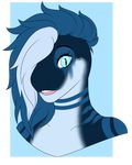  ambiguous_gender anthro cetacean hair headshot kammymau looking_at_viewer mammal marine open_mouth orca solo teeth tongue whale 