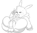 animal_genitalia anthro autofootjob balls bottomless clothed clothing cum cum_on_self cumshot ejaculation erection ero_(character) eroborus fan_character foot_fetish holding_object holding_phone hoodie male mammal masturbation nintendo on_phone open_mouth orgasm overweight overweight_male penile_masturbation penis phone pikachu pok&eacute;mon rodent sheath sweat tapering_penis video_games 