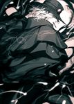  cigarette cloak edmond_dantes_(fate/grand_order) fate/grand_order fate_(series) formal hat komo_(sleepy) looking_at_viewer looking_back male_focus smoke solo wavy_hair yellow_eyes 