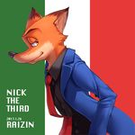  2017 anthro canine disney fox fur male mammal nick_wilde raizinndx zootopia 