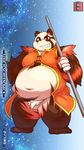  bear belly chiro_(artist) mammal overweight panda slightly_chubby tokyo_afterschool_summoners 