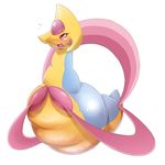  artist_request blush cresselia furry open_mouth pokemon red_eyes 