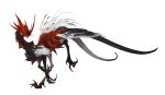  animal_focus artist_name chinese_commentary claws commentary_request fangs flower from_side full_body highres kamikiririp monster multiple_legs multiple_tails no_humans one-eyed open_mouth original red_flower red_rose rose sign simple_background solo tail talons twitter_username two_tails whiskers white_background 