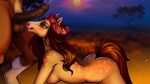 adult duo equid equine female furry game_(disambiguation) hi_res horse hotnnight lewd_(disambiguation) light lustrationteam male male/female mammal moonlight nsfw visualnovel