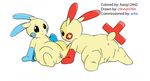  minun plusle pokemon tagme 