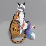 absurd_res animal_ears animal_genitalia animal_penis canid canine duo felid feline feral fox fur genitals handjob hi_res huge_filesize male male/male mammal orfey orfey_(orfey) paws penile penis rocky_(orfey) serval sex tail