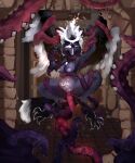abdominal_bulge absurd_res ambiguous_fluids anthro anthro_penetrated arm_grab avian belly belly_inflation belly_tattoo bird breasts corvid corvus_(genus) daki_woo defeated deity detailed_background digital_media_(artwork) egg egg_insertion eldritch_abomination female fire flaming_hair forced hi_res horn inflation interspecies lady_of_fire_(adlm13) leg_grab male male/female neck_grab oscine oviposition ovipositor ovipositor_in_pussy passerine penetration pseudo_hair questionable_consent rape raven sex solo submissive submissive_female tagme tattoo tentacle_ovipositor tentacle_penetration tentacle_rape tentacle_sex tentacles thigh_grab trapped vaginal vaginal_penetration white_eyes wings