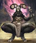amaryllisno anthro bovid caprine caprine_demon demon elden_ring_nightreign female goat_demon hi_res libra_creature_of_night mammal solo