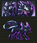 2021 after_transformation all_fours ambiguous_gender better_version_at_paywall black_background black_body black_eyes blue_eyes bodily_fluids claws colored continuation_at_paywall distracting_watermark dragon dreamworks european_mythology face_squish feral flying_sweatdrops front_view fury_(httyd) glistening glistening_body green_sclera hand_on_face hi_res how_to_train_your_dragon looking_down_at_self male_(lore) membrane_(anatomy) membranous_wings mythological_creature mythological_scalie mythology night_fury nude open_mouth quadruped scalie seam_(sewing) sh_in_ys side_view simple_background solo squish standing sweat sweatdrop tongue tongue_out transformation transformation_sequence watermark western_dragon white_sclera wings