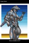  2017 abs aircraft airplane anthro balls big_balls big_penis blue_eyes bulge camo clothing english_text half-closed_eyes hand_on_hip jet living_aircraft living_machine looking_at_viewer machine male muscular muscular_male not_furry pecs penis renthedragon shaka solo text thong tongue tongue_out 