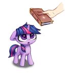  2016 book duo equine female feral friendship_is_magic hair holding_book holding_object hooves horn inowiseei mammal my_little_pony open_mouth purple_eyes simple_background solo_focus twilight_sparkle_(mlp) unicorn white_background 