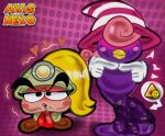 after_oral akis_neko armless artist_name balls big_penis blonde_hair blush bodily_fluids clothed clothed_female clothing dripping duo female genital_fluids genitals gloves goomba goombella gynomorph gynomorph/female hair handwear hat headgear headwear hi_res humanoid intersex intersex/female legless lips lipstick lipstick_on_balls lipstick_on_penis makeup mario_bros nintendo not_furry nude nude_gynomorph paper_mario paper_mario:_the_thousand_year_door penis pink_eyes pink_hair precum precum_drip precum_in_mouth purple_body purple_skin saliva saliva_on_penis shadow_siren slightly_chubby slightly_chubby_gynomorph slightly_chubby_intersex spirit text thick_lips trans_(lore) trans_woman_(lore) vein veiny_penis vivian_(mario) waddling_head witch_hat yellow_lips yellow_lipstick