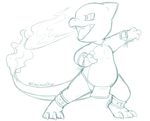  char_(character) charmander clothing fire loincloth male nintendo pok&eacute;mon skyeprower tribal video_games 