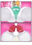  absurd_res anthro balls big_penis blush bodily_fluids bottomwear breasts butt calico_cat cheezborger_(chikn_nuggit) chikn_nuggit clothed clothing cum cum_drip cum_in_vagina cum_inside digital_media_(artwork) domestic_cat dripping duo ejaculation erection excessive_cum excessive_genital_fluids felid feline felis female female_penetrated fur genital_fluids genitals hawt_saus_(chikn_nuggit) hi_res humanoid_genitalia humanoid_penis instant_loss_2koma larger_female larger_penetrated male male/female male_penetrating male_penetrating_female mammal nude open_mouth orgasm penetration penile penile_penetration penis rodent sciurid sex simple_background size_difference small_but_hung smaller_male sweat sweatband sweatdrop sweaty_balls sweaty_genitalia sweaty_legs sweaty_thighs tail through_clothing topwear tree_squirrel vaginal vaginal_penetration woopyy yoga_shorts yoga_top 