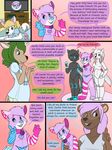  anthro clothing comic dialogue english_text hair kammypup_(artist) mammal speech_bubble text transformation young 