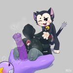 after_anal animal_genitalia animal_penis anthro anus avian balls beak berry_(brawl_stars) big_penis bird black_body black_fur blush bodily_fluids brawl_stars butt collar corvid corvus_(genus) crow crow_(brawl_stars) cum cum_drip cum_from_ass cum_in_ass cum_inside cumshot deep_throat digital_media_(artwork) domestic_cat dripping ejaculation equid equine equine_genitalia equine_penis erection face_fucking feathers felid feline felis fellatio fur genital_fluids genitals group group_sex hi_res holding_head horn horse huge_penis irrumatio kit_(brawl_stars) looking_pleasured male male/male male_penetrated male_penetrating male_penetrating_male mammal mythological_creature mythological_equine mythology nude open_mouth oral oral_penetration orgasm oscine passerine penetration penile penis penis_in_mouth pull_out sex supercell_(company) tail threesome tongue trio unicorn yaksicle